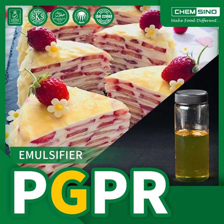 E476 emulgeálószer PGPR folyékony formában, csokoládéban használatos