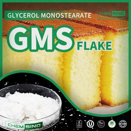 Műanyag Glyceryl Monostearate GMS 40 Flake CAS-számhoz.{1}}