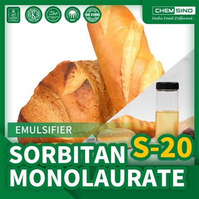 Pure Span 20 emulgeálószer CAS 1338-39-2 Élelmiszer és Ipar számára